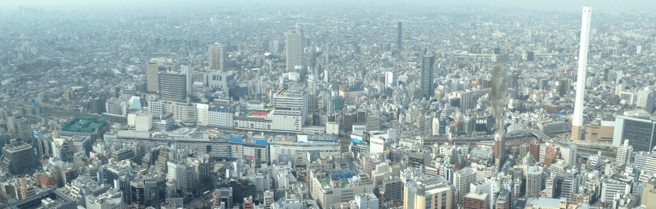 池袋東口上空写真